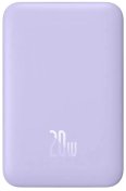 Батарея універсальна Baseus Magnetic Mini Air Wireless Fast Charge 10000mAh 20W Purple  (P10059001513-00)