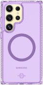 Чохол iTSkins for Samsung S25 Ultra - HYBRID R VAPOR with MagSafe Light Purple (SGZU-HBVAR-LIPP)