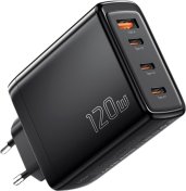 Зарядний пристрій Essager Extreme GaN Charger 120W Black  (ECT3CA-JZB01-Z)