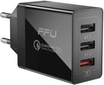Зарядний пристрій Essager Fangbo QC3.0 Black (ECTQC3-FBB01)