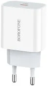 Зарядний пристрій BOROFONE BA38A Plus Speedy PD 20W White (BA38AW)