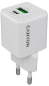 Зарядний пристрій Canyon CU20AC QC PD GaN 20W White (CNS-CUW20AC)