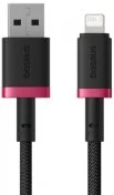Кабель Baseus Dura Series 2.4A AM / Lightning 1m Black/red (P10377801U01-01)