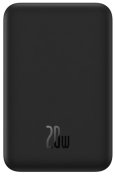 Батарея універсальна Baseus Magnetic Mini Wireless Fast Charge 20000mAh 20W Black  (PPCX150001)