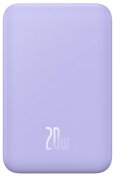 Батарея універсальна Baseus Magnetic Mini Wireless Fast Charge 20000mAh 20W Purple  (PPCX150005)
