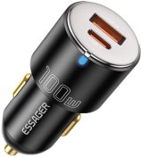 Автомобільний зарядний пристрій Essager Optimus Prime High Power Car Charger A/C 100W Black (ECCAC-QTZ01)