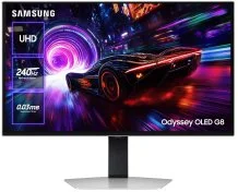Монітор Samsung Odyssey OLED G8 G81SF Silver (LS27FG812SIXUA) - 27" OLED / 3840×2160 / 240 Гц / AMD FreeSync Premium Pro / Pivot / HAS