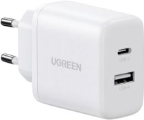 Зарядний пристрій UGREEN X227 QC3.0 PD 20W White  (45310)