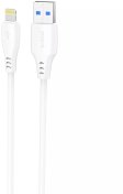 Кабель Proove Simple Silicone 2.4A AM / Lightning 2m White (CCSS12001122)