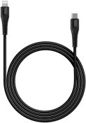 Кабель Canyon MFI-4 18W Type-C / Lightning 1.2m Black (CNS-MFIC4B)