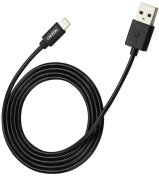 Кабель Canyon MFI-1 2.4A AM / Lightning 1m Black (CNS-MFICAB01B)