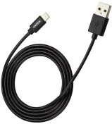 Кабель Canyon MFI-1 2.4A AM / Lightning 1m Black (CNS-MFICAB01B)