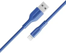 Кабель Promate xCord-Ai 2A AM / Lightning 1m Navy (6959144061641)