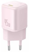 Зарядний пристрій Baseus PicoGo 45W GaN Baby Pink (P10176800413-00)