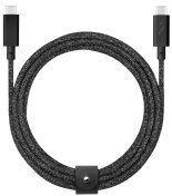 Кабель Native Union Belt Pro 240W Type-C / Type-C 2.4m Cosmos Black (BELT-PRO2-COS-NP)