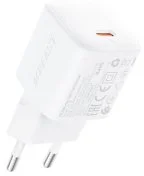 Зарядний пристрій Acefast A118 GaN PD 30W White (6974316285366)