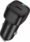 Автомобільний зарядний пристрій BOROFONE BZ34A Cloud PD 20W Black (6941991122316)