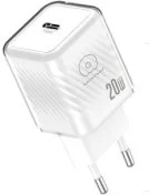 Зарядний пристрій WUW C225 QC PD 20W White