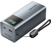 Батарея універсальна Vention Dash 20000mAh 100W Black (FKCH0)