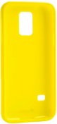 Чохол Melkco для Samsung G800/S5 mini Poly Jacket TPU жовтий