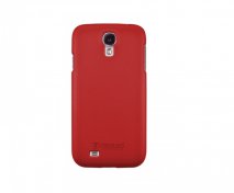 Чохол Metal Slim для Samsung i9500 Galaxy S4 - Rubber червоний