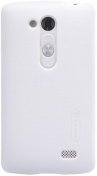 Чохол Nillkin для LG L70+/D295/Fino Dual - Super Frosted Shield білий