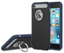 Чохол Rock для iPhone 7 - Ring Holder Case синій