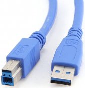 Кабель USB Gembird AM / BM 3м синій