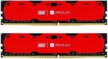 Пам’ять GoodRam Iridium Red DDR4 2x8 ГБ (IR-R2400D464L15S/16GDC)