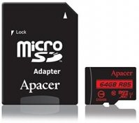 Карта пам'яті Apacer Micro SDXC UHS-I U1 Class 10 64GB AP64GMCSX10U5-R