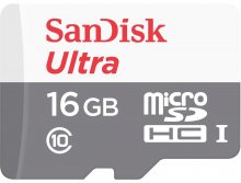 Карта пам'яті SanDisk Ultra Micro SDHC 16GB SDSQUNS-016G-GN3MA