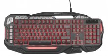 Клавіатура Trust GXT 285 Advanced Gaming Black/Red (20433)