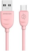 Кабель JoyRoom YOUNG Series JR-S116M AM / Micro USB 1m Pink (JR-S116M Pink)