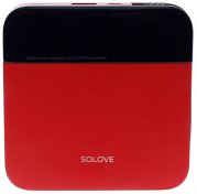 Батарея універсальна Solove A210 mini Power Bank 10000mAh Red