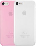 Чохол OZAKI for iPhone 7 - Ocoat 0.3 Jelly case Pink/Clear  (OC720CP)