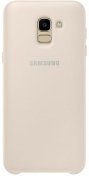 Чохол Samsung for Samsung J6 2018 - Dual Layer Cover Gold  (EF-PJ600CFEGRU)