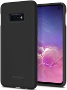 Чохол Spigen for Samsung Galaxy S10e - Silicone Fit Black  (609CS25854)