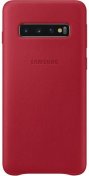 Чохол Samsung for Galaxy S10 G973 - Leather Cover Red  (EF-VG973LREGRU)