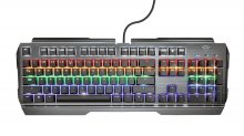 Клавіатура, Trust GXT 877 Scarr Mechanical USB, Black ( Gaming )