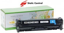 Совместимый картридж Static Control HP CLJP CE411A (305A) Cyan (002-01-SE411A)