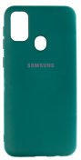Чохол Device for Samsung M21 M215 2020 - Original Silicone Case HQ Dark Green  (SCHQ-SMМ215-DG)