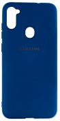 Чохол Device for Samsung A11 A115 2020 - Original Silicone Case HQ Blue  (SCHQ-SMA11-BL)