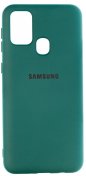 Чохол Device for Samsung M31 M315 2020 - Original Silicone Case HQ Dark Green  (SCHQ-SMМ315-DG)