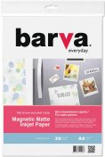 Фотопапір A4 BARVA Everyday матовий магнітний, 20 аркушів (IP-BAR-MAG-AE-145)