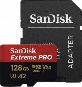 Карта пам'яті SanDisk Extreme Pro V30 Micro SDXC 128GB with SD (SDSQXCD-128G-GN6MA)