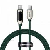 Кабель Baseus Display 100W CM / CM 1m Green  (CATSK-B06)