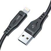 Кабель Acefast C3-02 2.4A AM / Lightning 1.2m Black  (AFC3-02B)