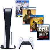 Ігрова приставка Sony PlayStation 5 + Death Stranding + CoD:Vanguard + Assassin's Creed Valhalla + MK 11