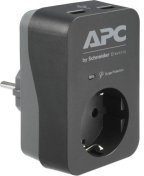 Мережевий фільтр APC PME1WU2B-RS Black