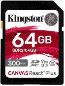 Карта пам'яті Kingston Canvas React Plus V90 SDXC 64GB (SDR2/64GB)